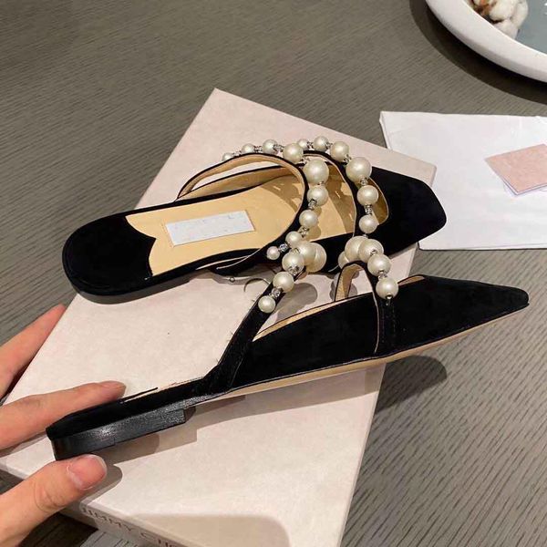 elegant brands amaya dress shoes slipper flats women sandals pearls strap slip on slide luxurious square toe walking party jimmys choos wqd, Black
elegant brands amaya dress shoes slipper flats women sandals pearls strap slip on slide luxurious square toe walking party jimmys choos wqd, Black