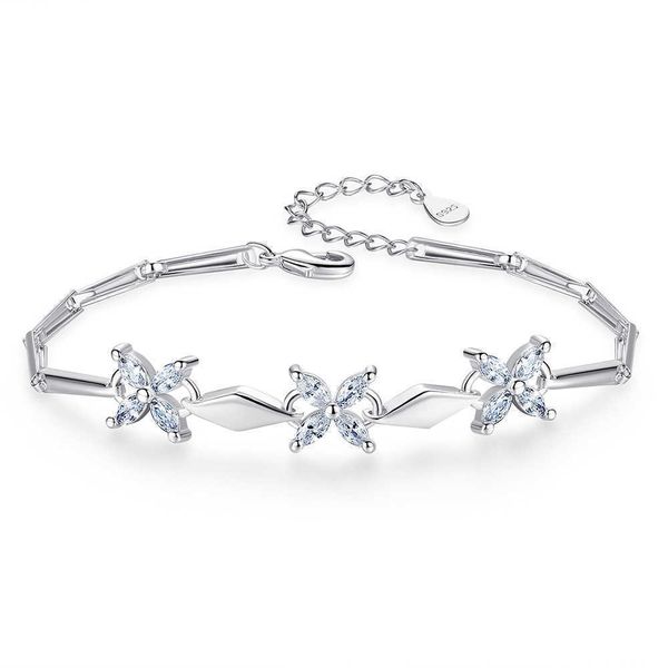 bracelet trfle en argent sterling 925 pour femme et fille, bijou authentique avec cristal, cadeau d'anniversaire ou de mariage, Golden;silver
bracelet trfle en argent sterling 925 pour femme et fille, bijou authentique avec cristal, cadeau d'anniversaire ou de mariage, Golden;silver