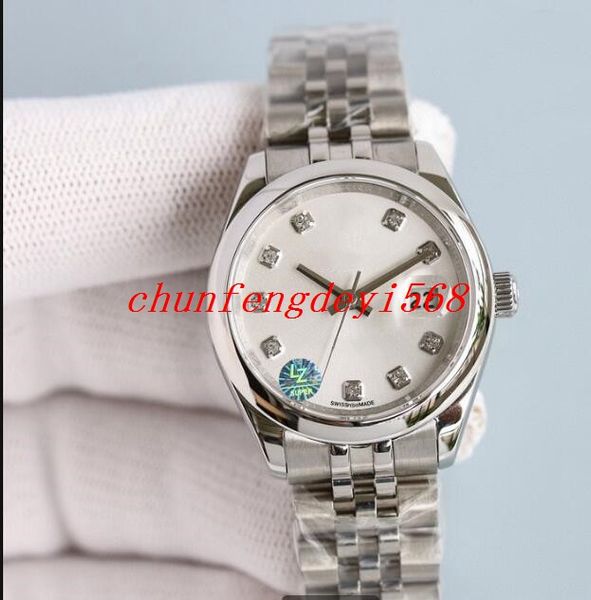 n factory woman watch 31mm stainless steel 904l jubilee bracelet luminescent sapphire glass eta 2236 movement mechanical automatic ladies, Slivery;brown
n factory woman watch 31mm stainless steel 904l jubilee bracelet luminescent sapphire glass eta 2236 movement mechanical automatic ladies, Slivery;brown