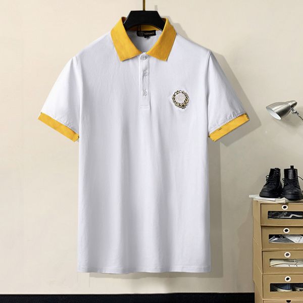 22ss luxury men's t-shirts polo shirt quality polo shirt embroidery classic senior casual homme short sleeves women cotton comfortable, White;black
22ss luxury men's t-shirts polo shirt quality polo shirt embroidery classic senior casual homme short sleeves women cotton comfortable, White;black
