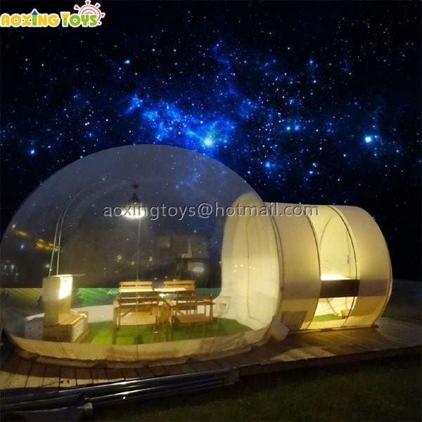 outdoortransparent inflatable bubble tent house campaign igloo dome l with white single tunnel for events yard with blower
outdoortransparent inflatable bubble tent house campaign igloo dome l with white single tunnel for events yard with blower