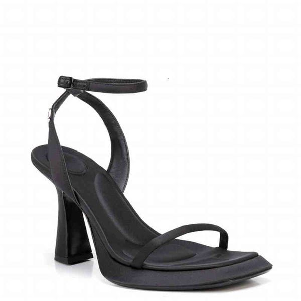sandals high heeled sandals for women wear the summer square head one-sided high- thick, Black
sandals high heeled sandals for women wear the summer square head one-sided high- thick, Black