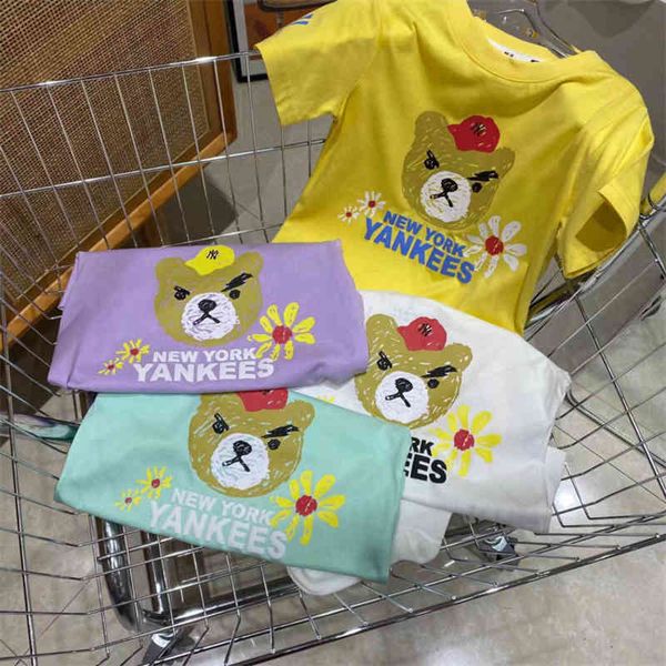 women's t-shirt mlb summer children's round neck loose bear ny pullover casual short sleeve t-shirt for boys and girls half sleeve, White
women's t-shirt mlb summer children's round neck loose bear ny pullover casual short sleeve t-shirt for boys and girls half sleeve, White