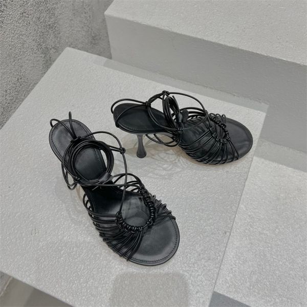 30% off 2022 slippers super high heels for women summer narrow band weaves gladiator sandals lace-up designer shoes ankle strap zapatos muje, Black
30% off 2022 slippers super high heels for women summer narrow band weaves gladiator sandals lace-up designer shoes ankle strap zapatos muje, Black