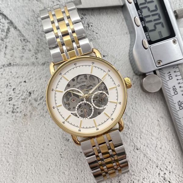 2023 new luxury mens watches automatic mechanical watch designer european luxury brand steel strap fashion gift style hollow-out style montr, Slivery;brown
2023 new luxury mens watches automatic mechanical watch designer european luxury brand steel strap fashion gift style hollow-out style montr, Slivery;brown