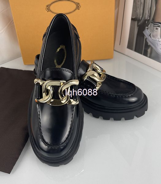dress shoes early spring potato silk chain lefu shoes women's thick sole single cowhide british style round head small leather women, Black
dress shoes early spring potato silk chain lefu shoes women's thick sole single cowhide british style round head small leather women, Black