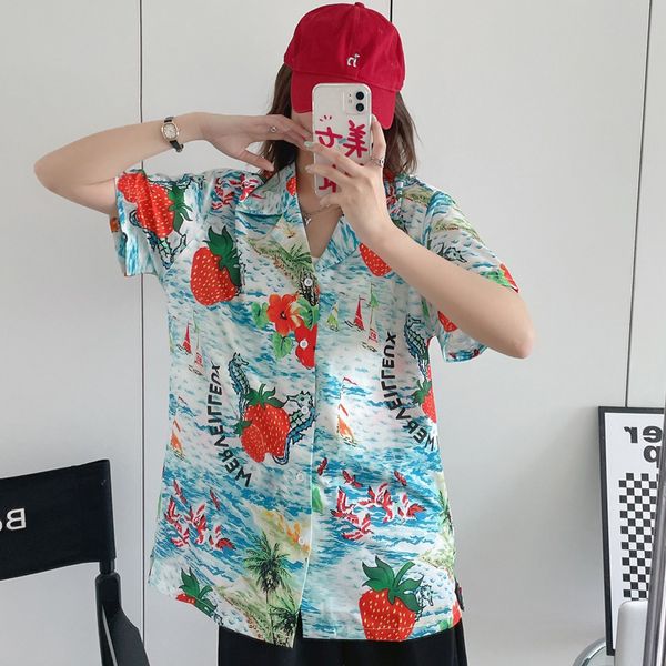 man polo shirts 2022 fashion men women short sleeve strawberry merveilleux print contrast color tees, White;black
man polo shirts 2022 fashion men women short sleeve strawberry merveilleux print contrast color tees, White;black