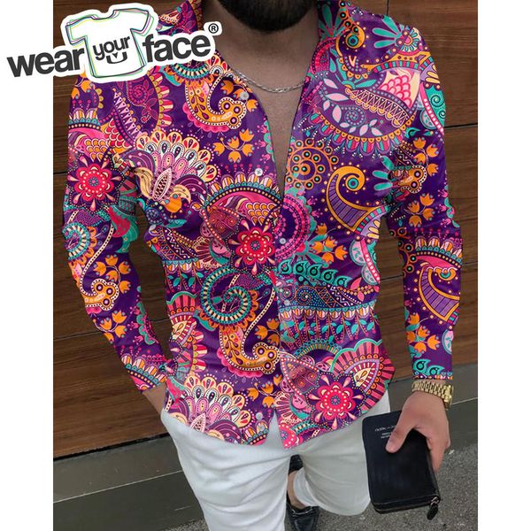 floral gold chain pattern 3d all over printed hawaiian casual button up dress shirts full sleeve streetwear men clothing 220609, White;black
floral gold chain pattern 3d all over printed hawaiian casual button up dress shirts full sleeve streetwear men clothing 220609, White;black