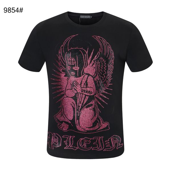 2022 european style t shirt mens rhinestone t-shirt new fashion tshirts, White;black
2022 european style t shirt mens rhinestone t-shirt new fashion tshirts, White;black