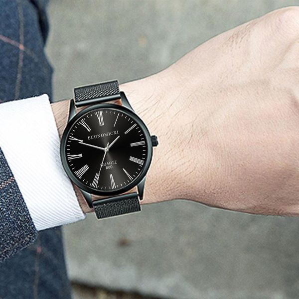 wristwatches men's fashion business watch simple stainless steel mesh belt wild quartz womens for seniorswristwatches, Slivery;brown
wristwatches men's fashion business watch simple stainless steel mesh belt wild quartz womens for seniorswristwatches, Slivery;brown