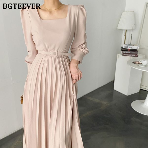 elegant square collar ladies a-line dress 2022 spring vestidos full sleeve belted slim waist women pleated dresses, Black;gray
elegant square collar ladies a-line dress 2022 spring vestidos full sleeve belted slim waist women pleated dresses, Black;gray