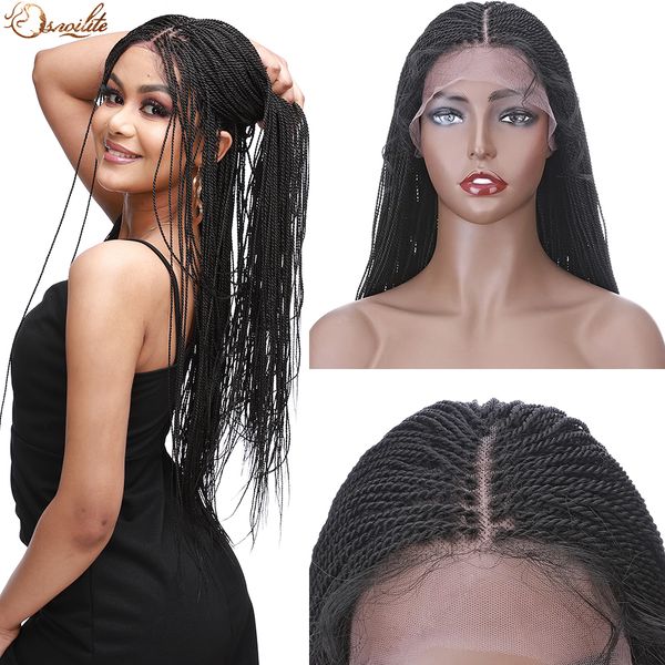 costume accessories synthetic 30inch ombre middle part senegalese twist braided wig long black lace front braiding hair wig with baby hair, Silver
costume accessories synthetic 30inch ombre middle part senegalese twist braided wig long black lace front braiding hair wig with baby hair, Silver