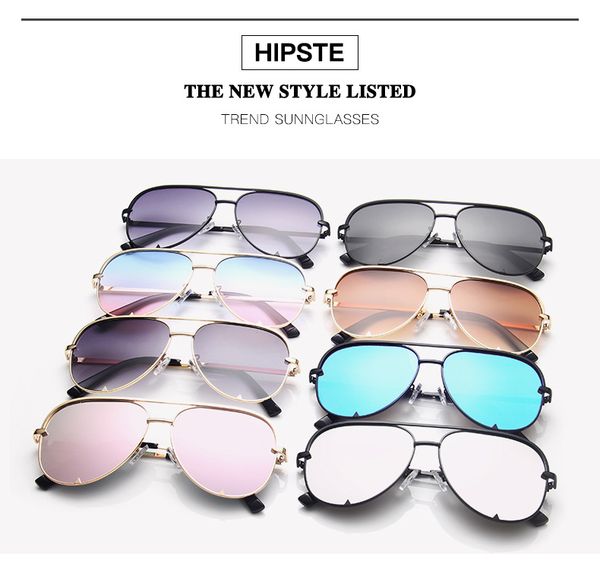 european and american retro style double beam toad mirror metal sunglasses for men and women, White;black
european and american retro style double beam toad mirror metal sunglasses for men and women, White;black