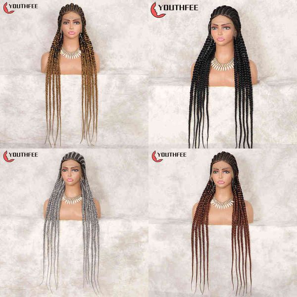 hair synthetic wigs cosplay youthfee full head lace braided wigs 36" cornrow box braids wig with baby hair for black women synthetic fr
hair synthetic wigs cosplay youthfee full head lace braided wigs 36" cornrow box braids wig with baby hair for black women synthetic fr