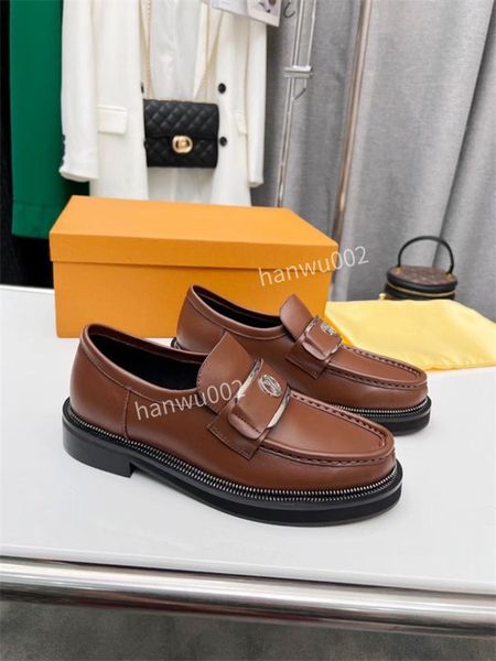 women shoes luxury designer brand dress shoe leather loafers platform heel pointed and round toes, Black
women shoes luxury designer brand dress shoe leather loafers platform heel pointed and round toes, Black