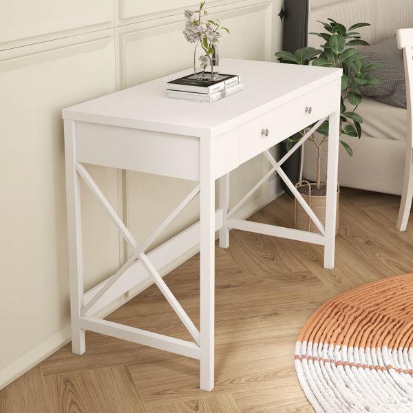 modern home furniture office desk study table writing desk with 1 storage drawer makeup vanity dressing tables white
modern home furniture office desk study table writing desk with 1 storage drawer makeup vanity dressing tables white