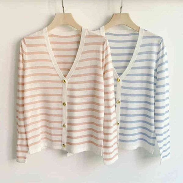women's knits tees light luxury vitality aging summer long sleeve v-neck stripe 16 needle cotton thread linen small fragrance knitted c, White
women's knits tees light luxury vitality aging summer long sleeve v-neck stripe 16 needle cotton thread linen small fragrance knitted c, White