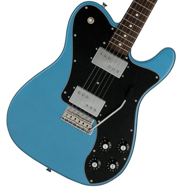 limited 70s tele deluxe with tremolo lake placid b electric guitar 
limited 70s tele deluxe with tremolo lake placid b electric guitar