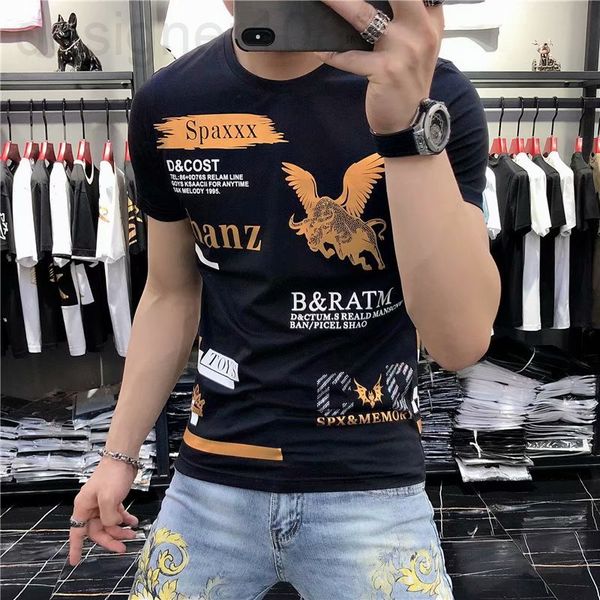 men's t-shirts designer new summer t-shirt european fashion men's printed short sleeve brand casual slim fit t-shirt bottom shirt, White;black
men's t-shirts designer new summer t-shirt european fashion men's printed short sleeve brand casual slim fit t-shirt bottom shirt, White;black