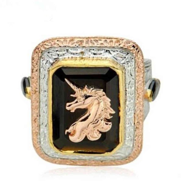 cluster rings fashion hip hop style zircon inlaid gold horse ring for men rock prom jewelry 220422, Golden;silver
cluster rings fashion hip hop style zircon inlaid gold horse ring for men rock prom jewelry 220422, Golden;silver
