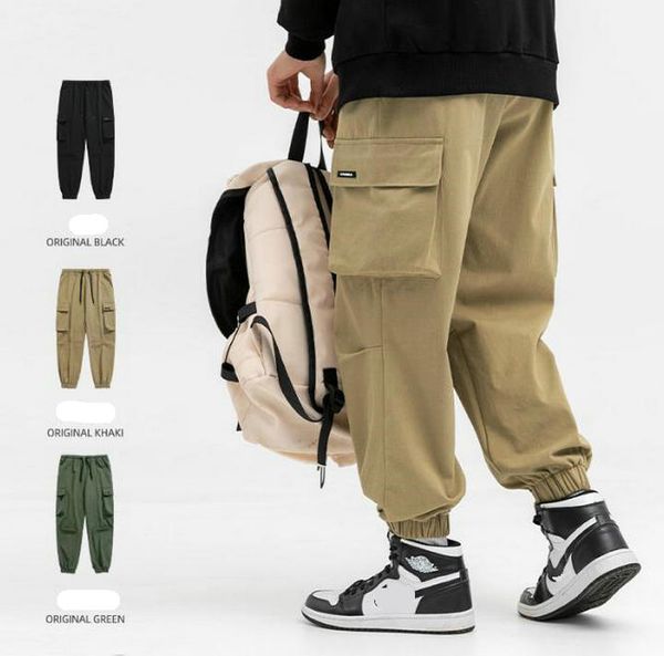 2022 pants for men spring summer new fashion cargo trousers men's large pockets loose casual pants, Black
2022 pants for men spring summer new fashion cargo trousers men's large pockets loose casual pants, Black