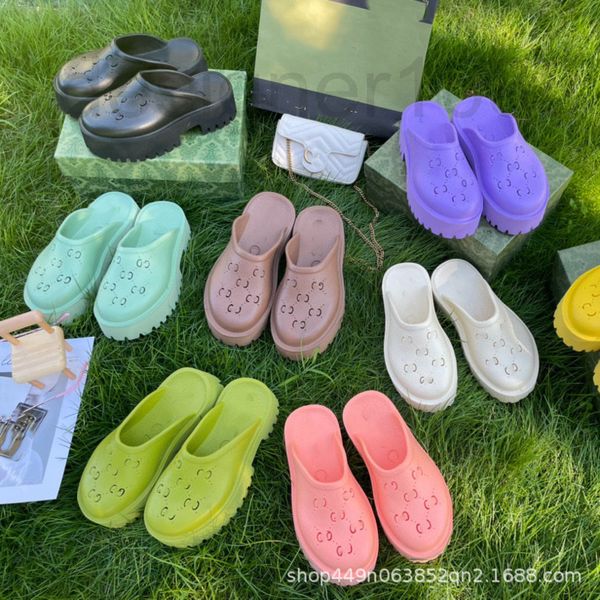 slippers designer g family cave shoes 2022 spring and summer new letter hollowed out frosted carved breathable large head thick flat slipper, Black
slippers designer g family cave shoes 2022 spring and summer new letter hollowed out frosted carved breathable large head thick flat slipper, Black