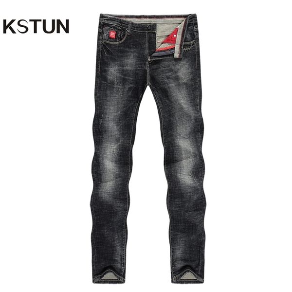 black jeans men classic straight direct stretch spring and autumn casual fashion pockets streetwear men denim pants 210318, Blue
black jeans men classic straight direct stretch spring and autumn casual fashion pockets streetwear men denim pants 210318, Blue