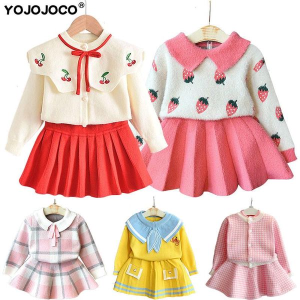 baby girl clothes female sweater set childrens plaid printing knit suit girls warm skirt two-piece, White
baby girl clothes female sweater set childrens plaid printing knit suit girls warm skirt two-piece, White