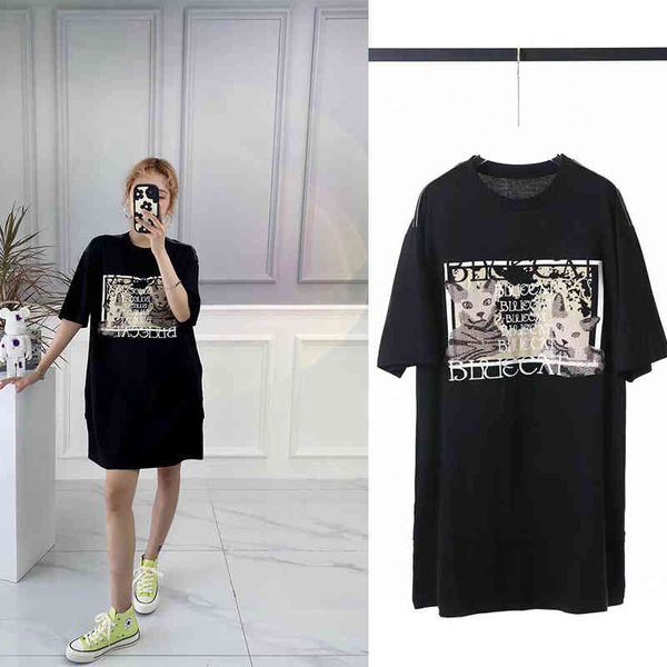 women's t-shirt p235265bj computer embroidery digital flocking mercerized cotton double-sided short sleeve knitted t-skirt, White
women's t-shirt p235265bj computer embroidery digital flocking mercerized cotton double-sided short sleeve knitted t-skirt, White