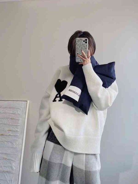 love high neck pullover sweater for women in autumn and winter loose thickened korean sweater round long sleeve top, White;black
love high neck pullover sweater for women in autumn and winter loose thickened korean sweater round long sleeve top, White;black