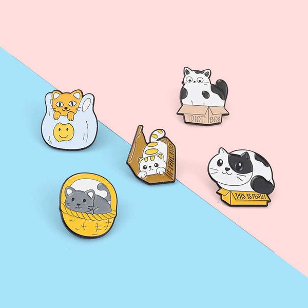 new alloy animal brooch cartoon cute flower cat modeling enamel brooch clothing accessories, Gray
new alloy animal brooch cartoon cute flower cat modeling enamel brooch clothing accessories, Gray