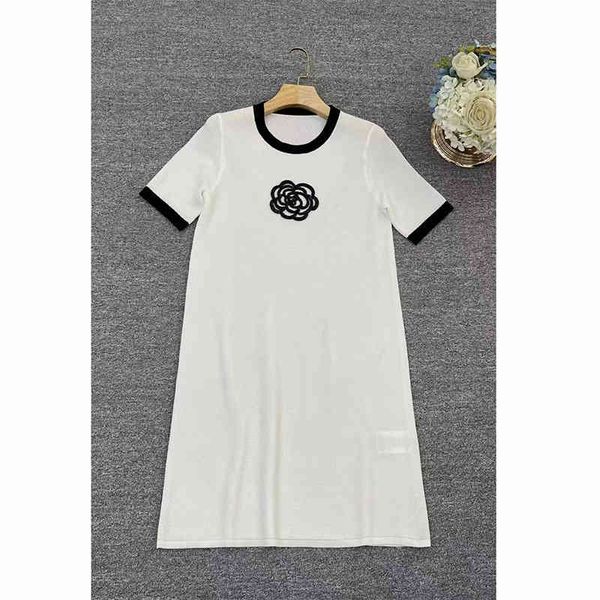casual dresses light luxury heavy industry summer women's round neck short sleeve nail zhushan camellia medium length knitted dress, Black;gray
casual dresses light luxury heavy industry summer women's round neck short sleeve nail zhushan camellia medium length knitted dress, Black;gray