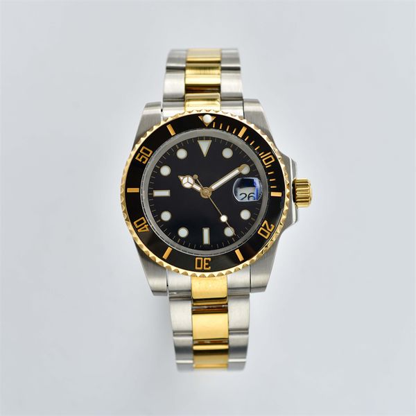 new ceramic bezel automatic watches 40mm movement mens mechanical stainless steel watch master men fashion wristwatches, Slivery;brown
new ceramic bezel automatic watches 40mm movement mens mechanical stainless steel watch master men fashion wristwatches, Slivery;brown