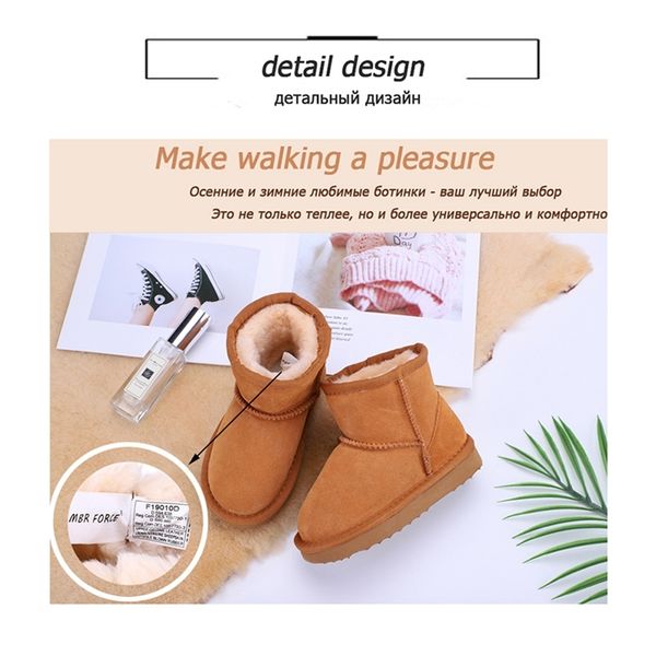 mbr force snow boots genuine leather boots for girls boys winter warm children' shoes plush fur botas kids lj201203, Black;grey
mbr force snow boots genuine leather boots for girls boys winter warm children' shoes plush fur botas kids lj201203, Black;grey