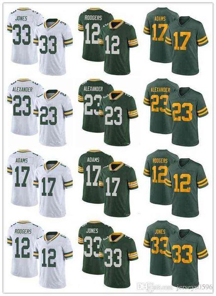 green bay''packers''men women youth jersey 12 aaron rodgers 23 jaire alexander 7 quay walker 33 aaron jones football jer, Black 
green bay''packers''men women youth jersey 12 aaron rodgers 23 jaire alexander 7 quay walker 33 aaron jones football jer, Black