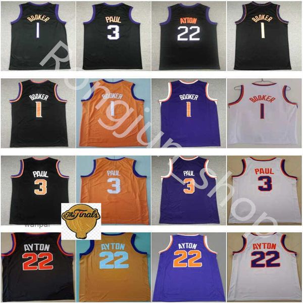 2021 stitched the finals basketball jerseys chris paul 3 devin booker 1 deandre ayton 22 jersey mens city black white purple orange color, Black;red
2021 stitched the finals basketball jerseys chris paul 3 devin booker 1 deandre ayton 22 jersey mens city black white purple orange color, Black;red