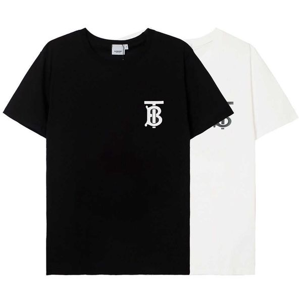 21ss fashion br european american simple tb letter printing new product versatile loose short sleeve t-shirt for men and women, White;black
21ss fashion br european american simple tb letter printing new product versatile loose short sleeve t-shirt for men and women, White;black