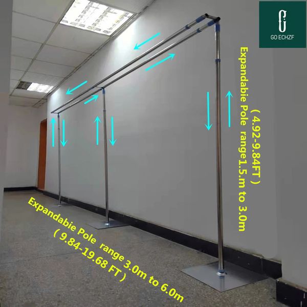 new wedding decoration square canopy chuppah arbor drape stand with telescopic rods stainless steel piping frame for wedding props
new wedding decoration square canopy chuppah arbor drape stand with telescopic rods stainless steel piping frame for wedding props