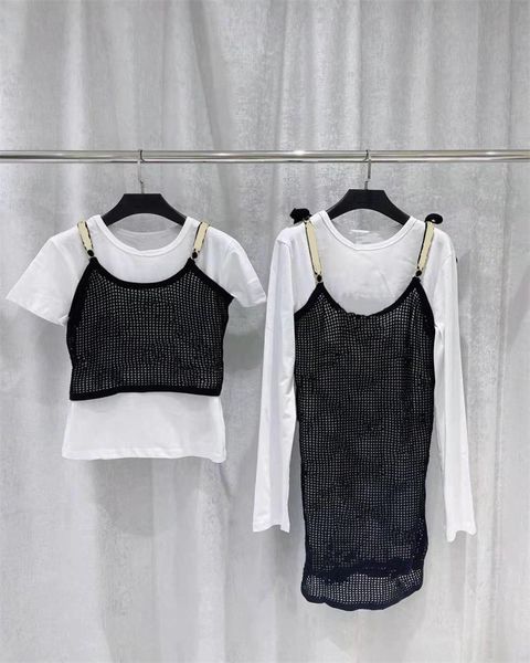 casual dresses two piece sets with white shirt small sweet black hollow out braces dress shirt lovely t-shirt, Black;gray
casual dresses two piece sets with white shirt small sweet black hollow out braces dress shirt lovely t-shirt, Black;gray