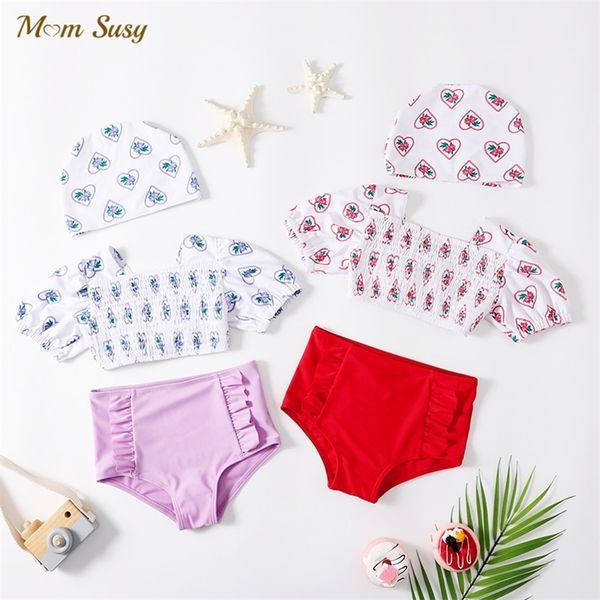 baby girl princess puff sleeve swim suit infant toddler child bikini swimwear with cap bathing suit kid swimming clothing 110y 220614, Blue
baby girl princess puff sleeve swim suit infant toddler child bikini swimwear with cap bathing suit kid swimming clothing 110y 220614, Blue