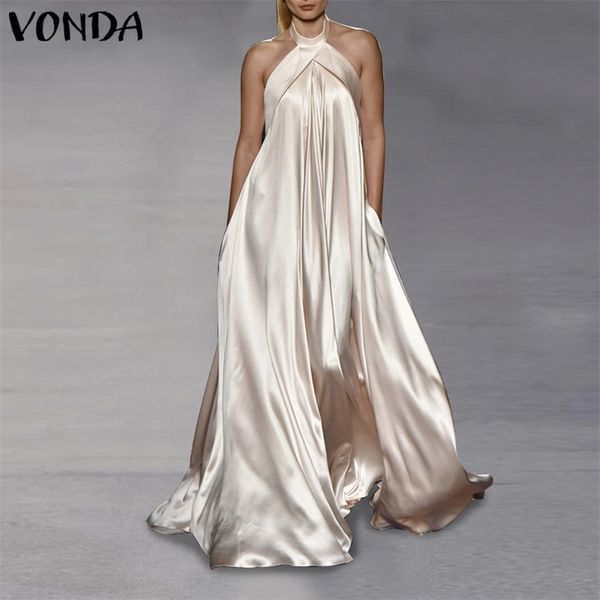 vonda summer party maxi dres backless sleeveless off shoulder long dresses kleid sundress satin slik vestidos 220407, Black;gray
vonda summer party maxi dres backless sleeveless off shoulder long dresses kleid sundress satin slik vestidos 220407, Black;gray