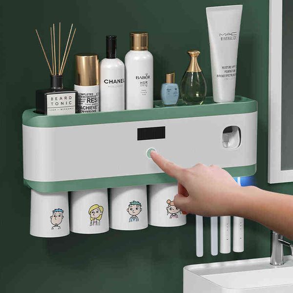 intelligent sterilized toothbrush shelf ultraviolet sterilization wall mounted non perforated electric mouthwash cup holder
intelligent sterilized toothbrush shelf ultraviolet sterilization wall mounted non perforated electric mouthwash cup holder