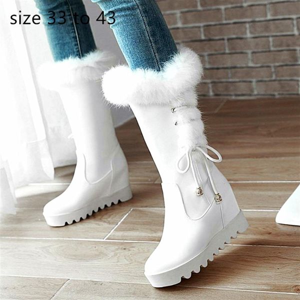 women fur boots white mid calf booties luxury designer women boots winter boots bridal wedding shoes red black size 33 to 42 43338s
women fur boots white mid calf booties luxury designer women boots winter boots bridal wedding shoes red black size 33 to 42 43338s