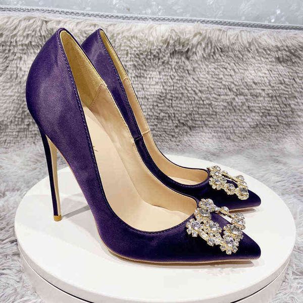 12cm women's high heels purple silk high heels party shoes nightclub shiny diamond square buckle black satin single shoes t220730
12cm women's high heels purple silk high heels party shoes nightclub shiny diamond square buckle black satin single shoes t220730