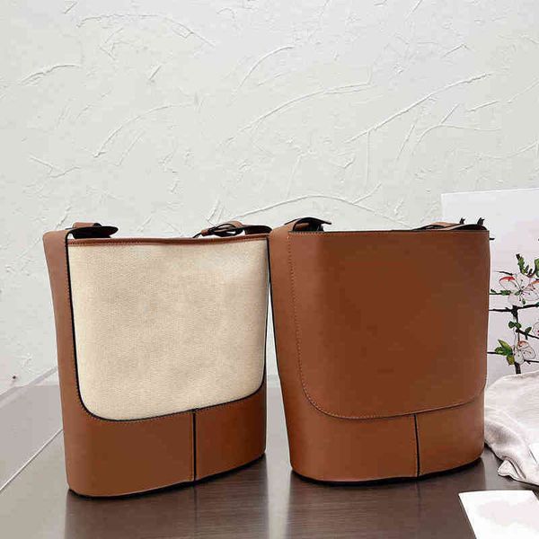 contrast panel bucket bag women vintage handbag shoulder leather luxury designer brand crossbody female shopping tote 220323
contrast panel bucket bag women vintage handbag shoulder leather luxury designer brand crossbody female shopping tote 220323