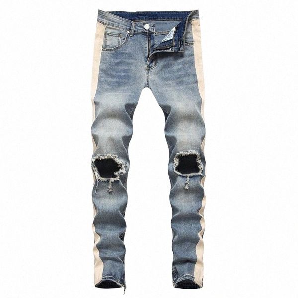 men's jeans 2021 lines stripe big holes ripped streetwear zipper slim skinny stretch denim pencil pants trousers blue black g7sc#
men's jeans 2021 lines stripe big holes ripped streetwear zipper slim skinny stretch denim pencil pants trousers blue black g7sc#