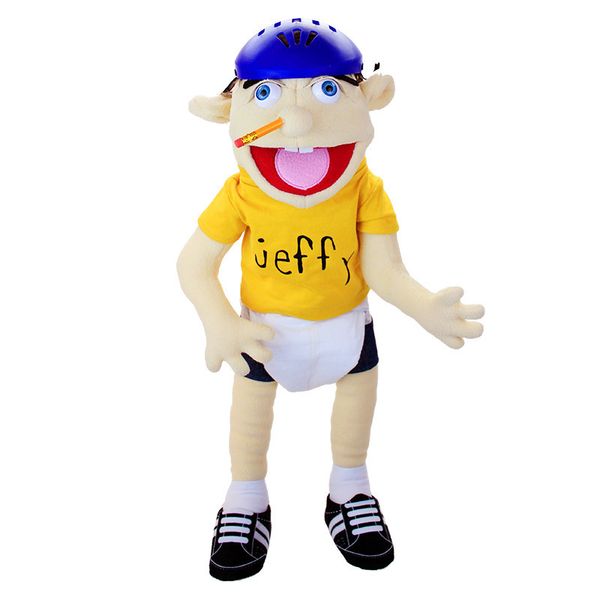 60cm large boy jeffy hand puppet children soft doll talk show party props christmas plush toys kids gift 220719
60cm large boy jeffy hand puppet children soft doll talk show party props christmas plush toys kids gift 220719