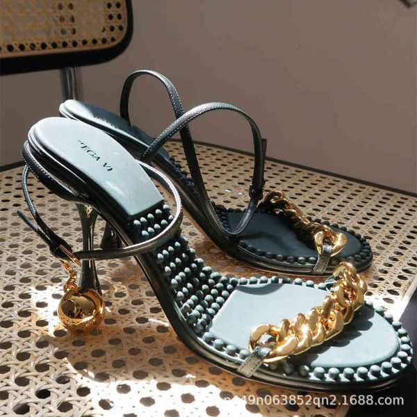 sandals b family light luxury thin heel sandals summer chain buckle simple wind open toe massage sole roman women's shoes hdge, Black
sandals b family light luxury thin heel sandals summer chain buckle simple wind open toe massage sole roman women's shoes hdge, Black