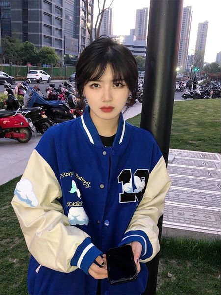 men's hoodies & sweatshirts designer klein blue american baseball suit women's spring and autumn couple jacket 2021 new embroidery, Black
men's hoodies & sweatshirts designer klein blue american baseball suit women's spring and autumn couple jacket 2021 new embroidery, Black