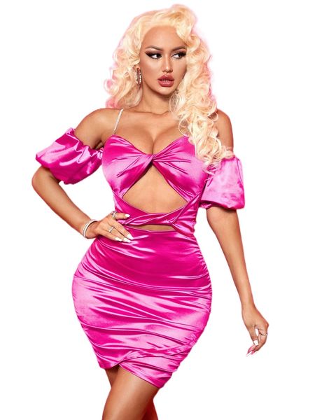 twist bust cut out rhinestone detail ruched satin bodycon dress r8ie#, Black;gray
twist bust cut out rhinestone detail ruched satin bodycon dress r8ie#, Black;gray